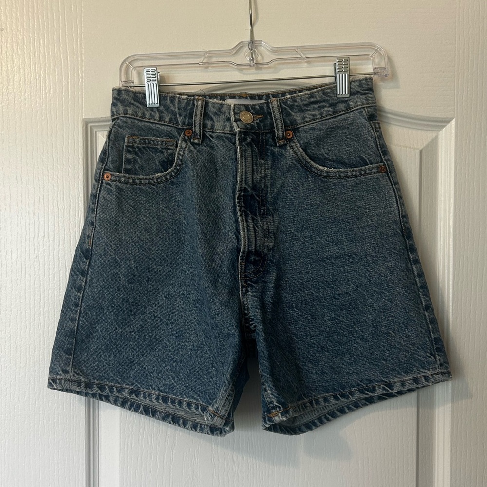 Zara Blue Denim Shorts